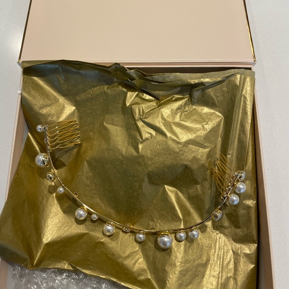 Twigs & Honey Headpiece, Pearl and Opal Constellation